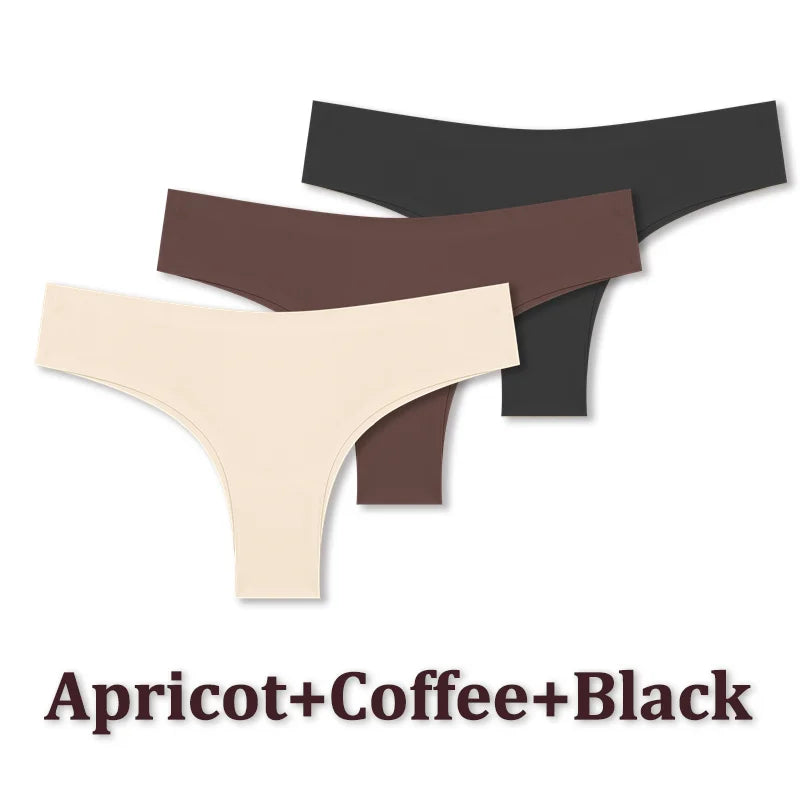 Seamless Ice Silk Brazilian Briefs | Buy 2 Get 1 Free | Low Rise