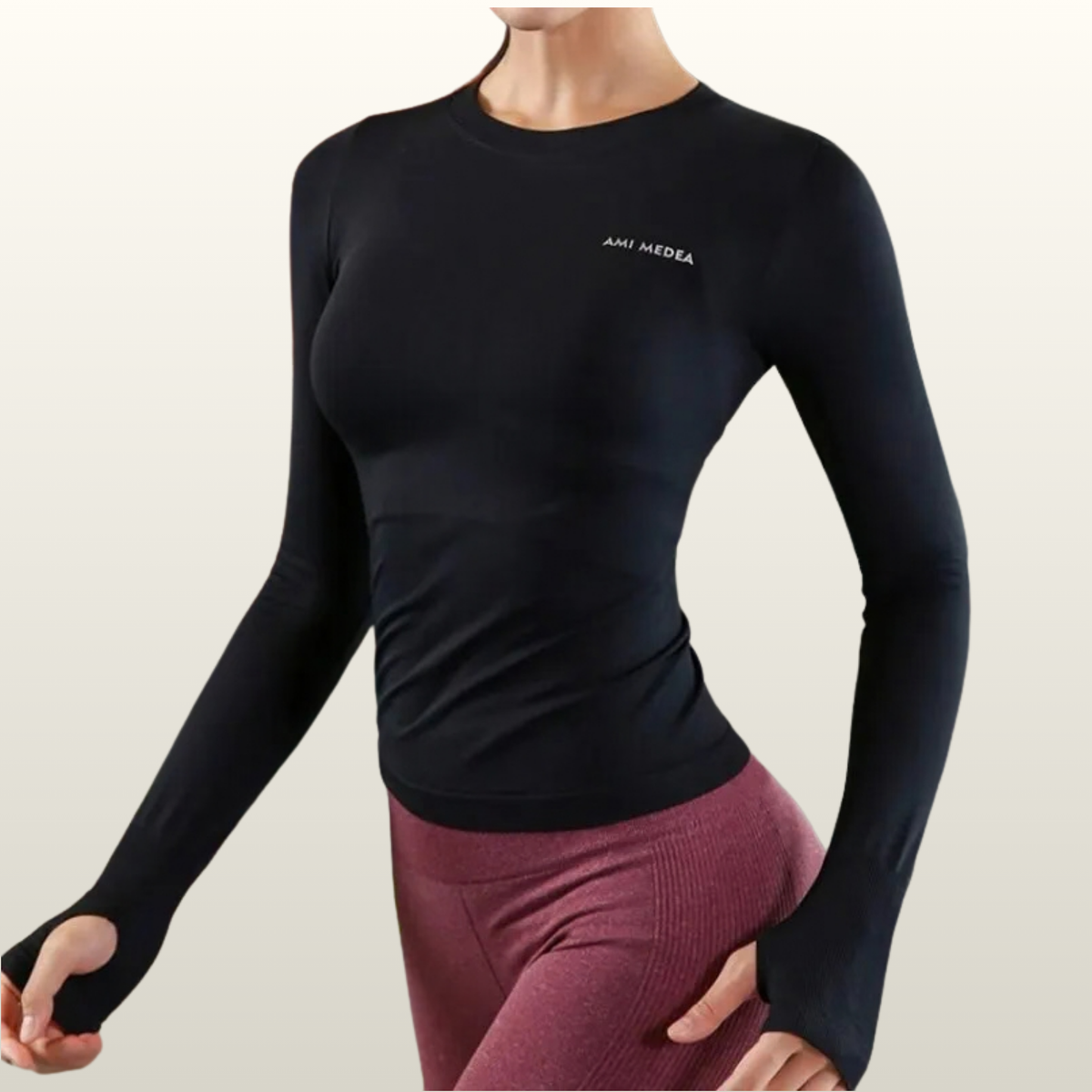 Luné | Long Sleeve Activewear Top – Lightweight & Breathable
