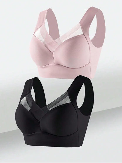 Buy 1, Get 1 Free | Women's Lace Sport Bra | Wire-Free