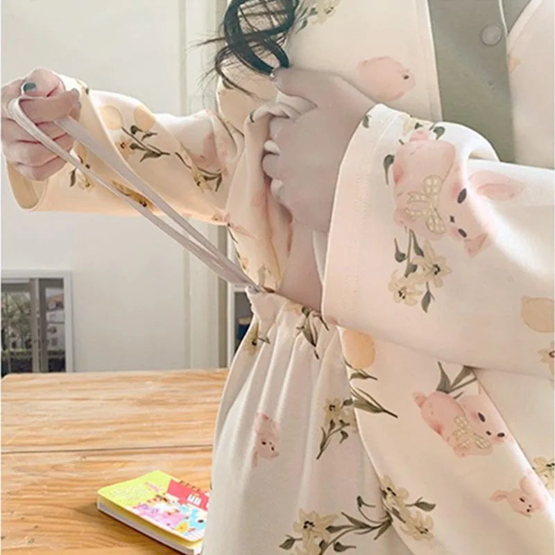 Luné | Maternity & Nursing Pyjama Set – Soft Breastfeeding Sleepwear