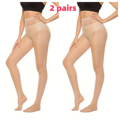 Luné | Ultra-Thin Silk Pantyhose – Pack of 8 | Anti-Snag & High-Elasticity