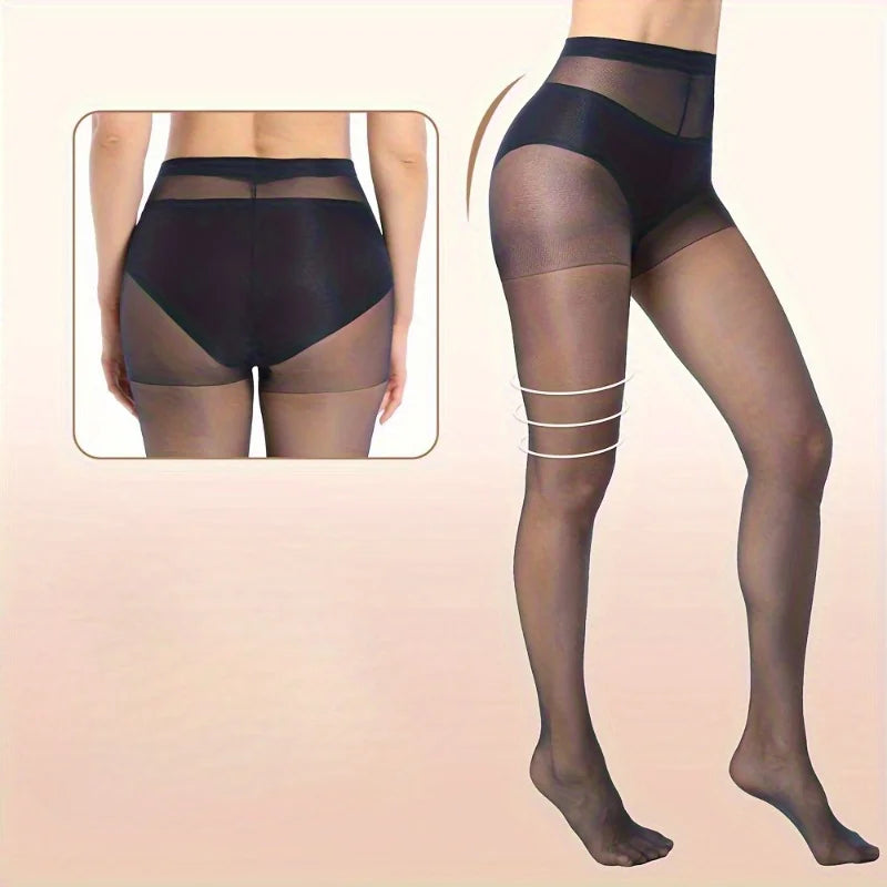 Luné | Ultra-Thin Silk Pantyhose – Pack of 8 | Anti-Snag & High-Elasticity