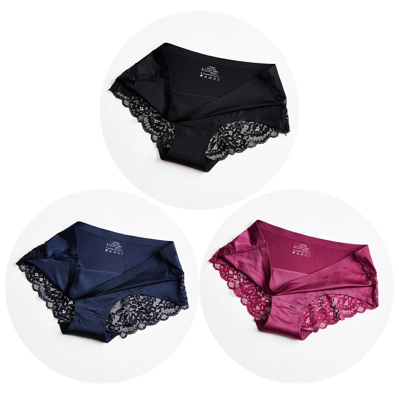 Buy 2 Get 1 Free | Lace Briefs Set | Women's Underwear