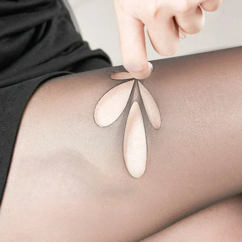 Luné | Ultra-Thin Silk Pantyhose – Pack of 8 | Anti-Snag & High-Elasticity