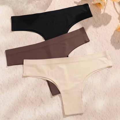 Seamless Ice Silk Brazilian Briefs | Buy 2 Get 1 Free | Low Rise