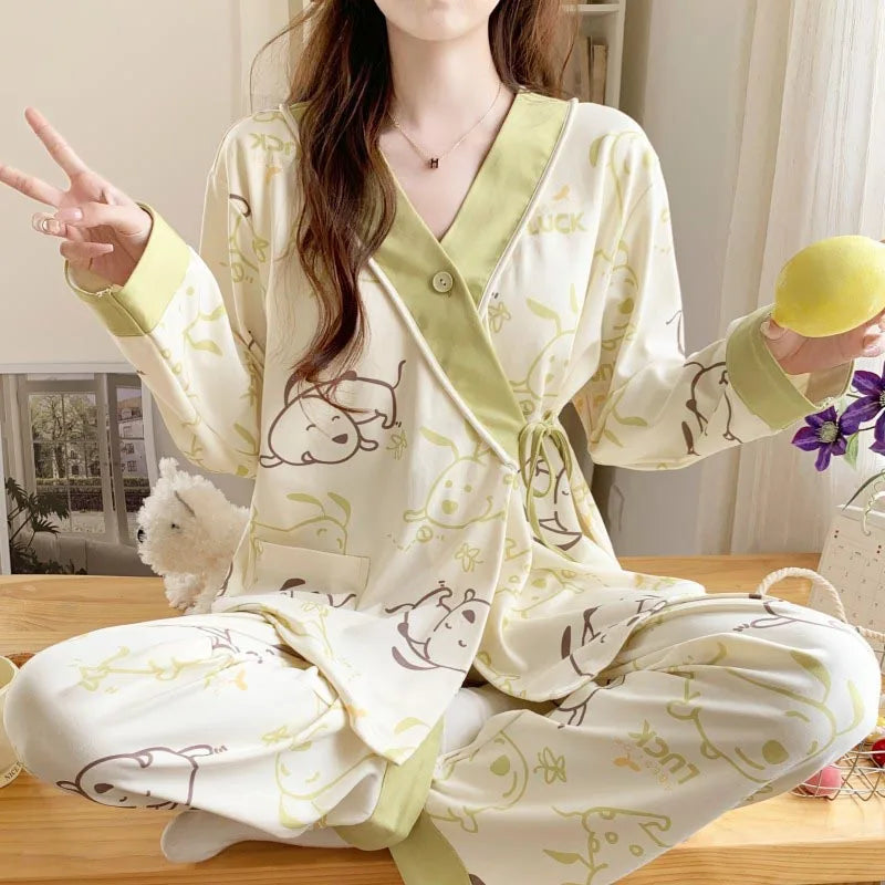 Luné | Maternity & Nursing Pyjama Set – Soft Breastfeeding Sleepwear