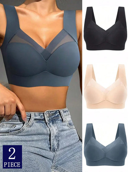 Buy 1, Get 1 Free | Women's Lace Sport Bra | Wire-Free