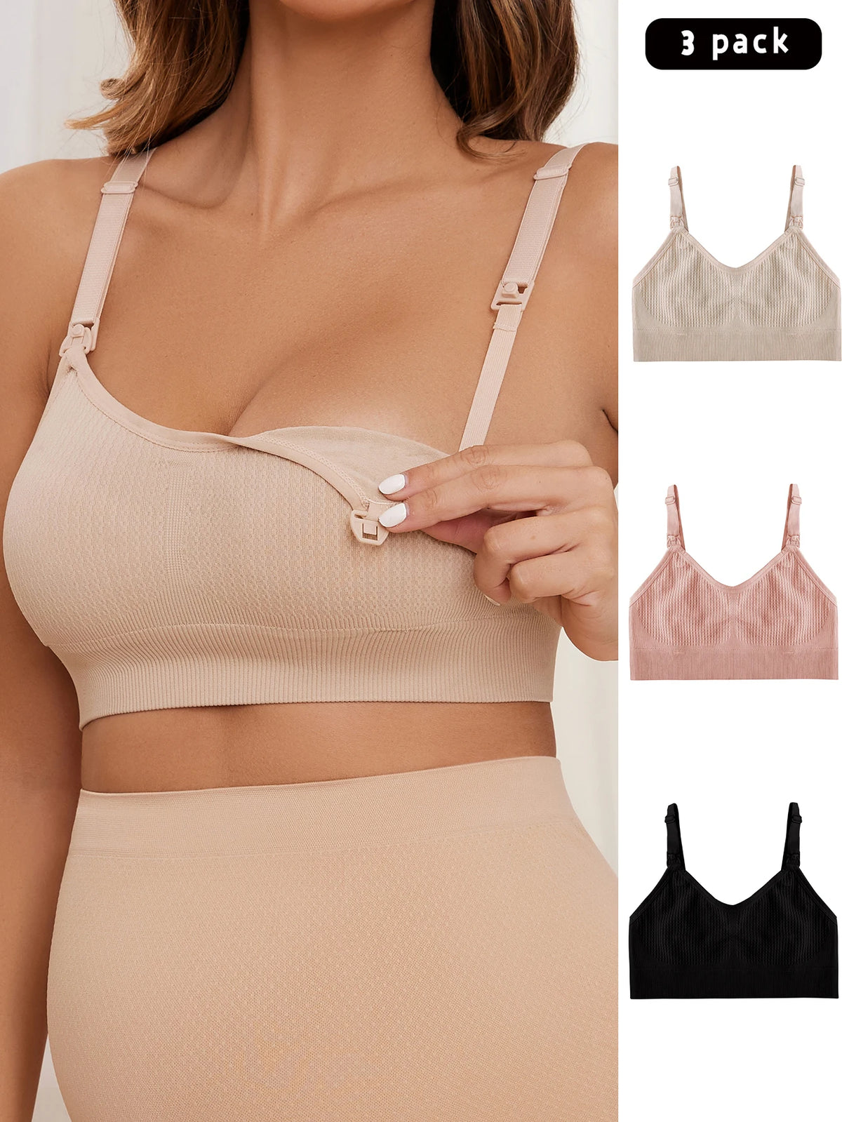 Luné | Seamless Nursing Bra – Buy 2, Get 1 Free