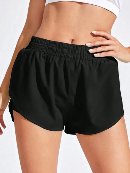 Luné | High-Waist Workout Shorts – Stretch & Sculpt