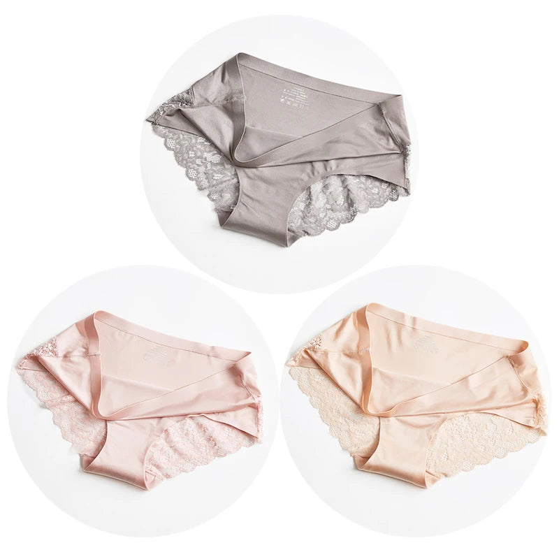 Buy 2 Get 1 Free | Lace Briefs Set | Women's Underwear