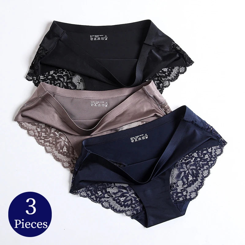 Buy 2 Get 1 Free | Lace Briefs Set | Women's Underwear