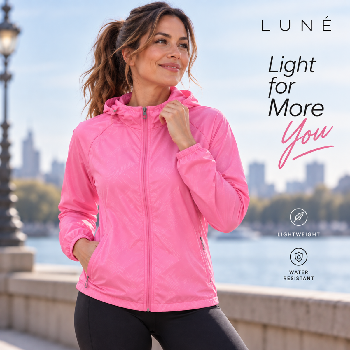 Luné | Women’s Waterproof Packable Windbreaker – Quick Dry